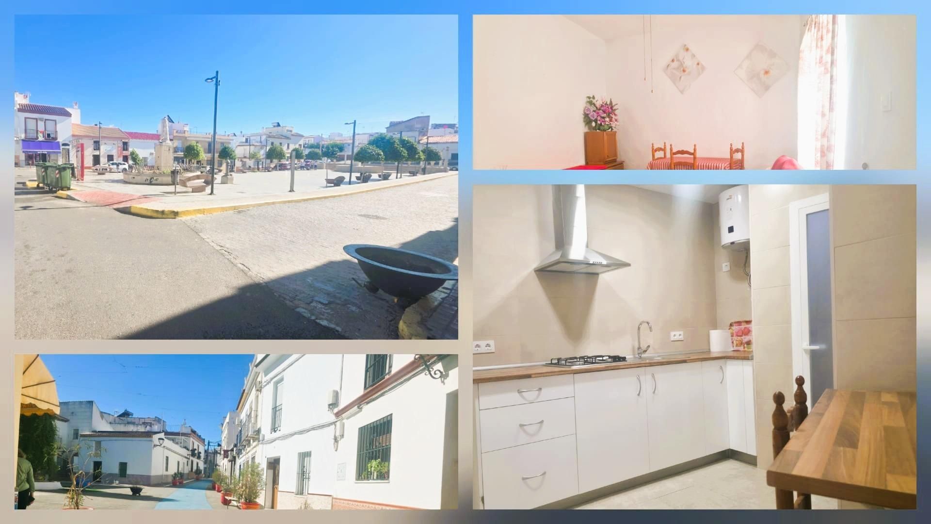 Vista exterior de Casa adosada de lloguer en Santiponce