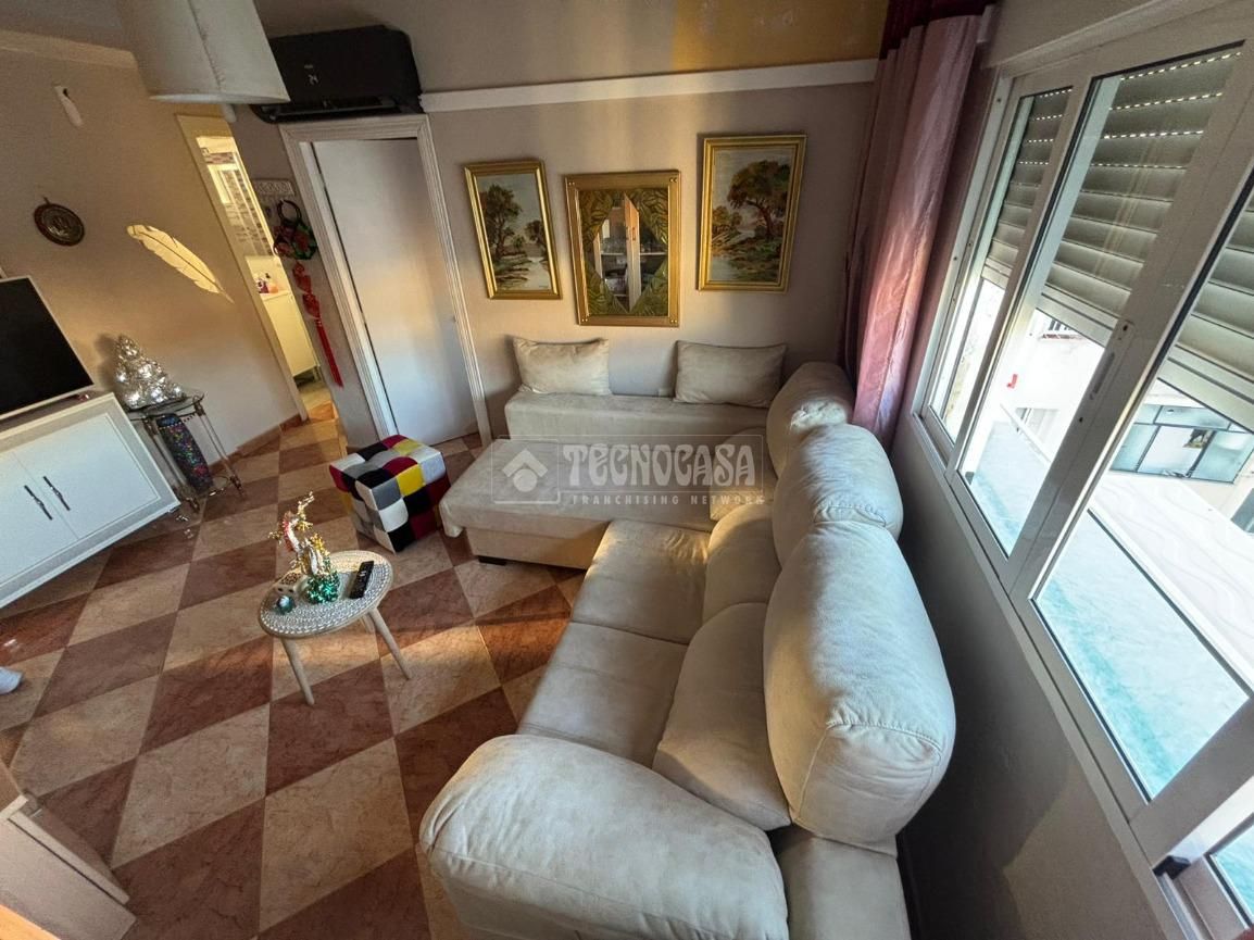 Living room of Flat for sale in Málaga Capital  with Air Conditioner and Furnished