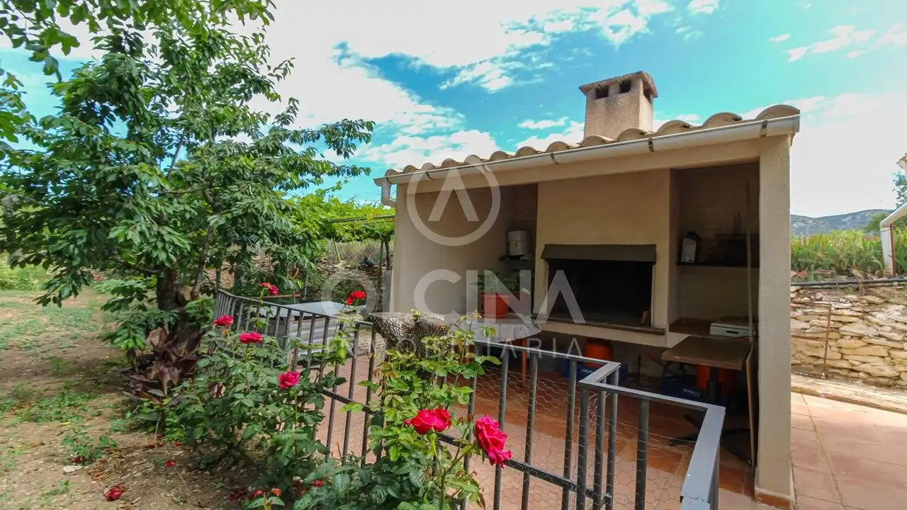 Jardín de Finca rústica en venta en Onil con Aire acondicionado y Terraza