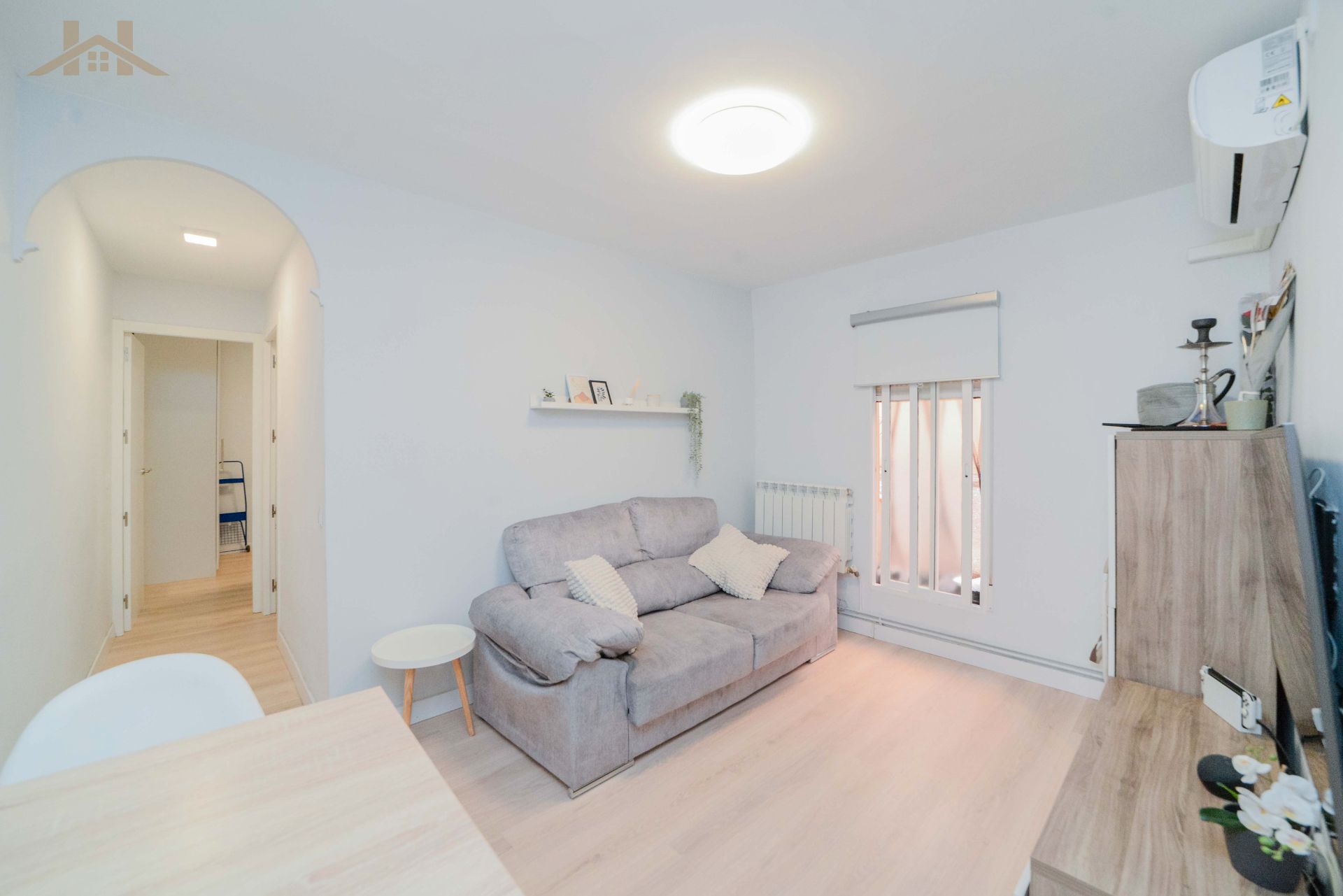 Living room of Flat for sale in Alcobendas  with Air Conditioner, Heating and Furnished