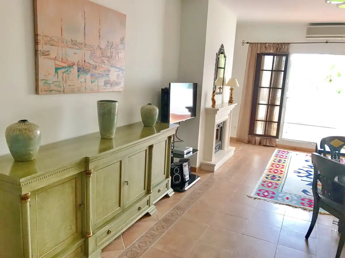 Living room of Apartments for rent in Marbella  with Air Conditioner, Furnished and Balcony