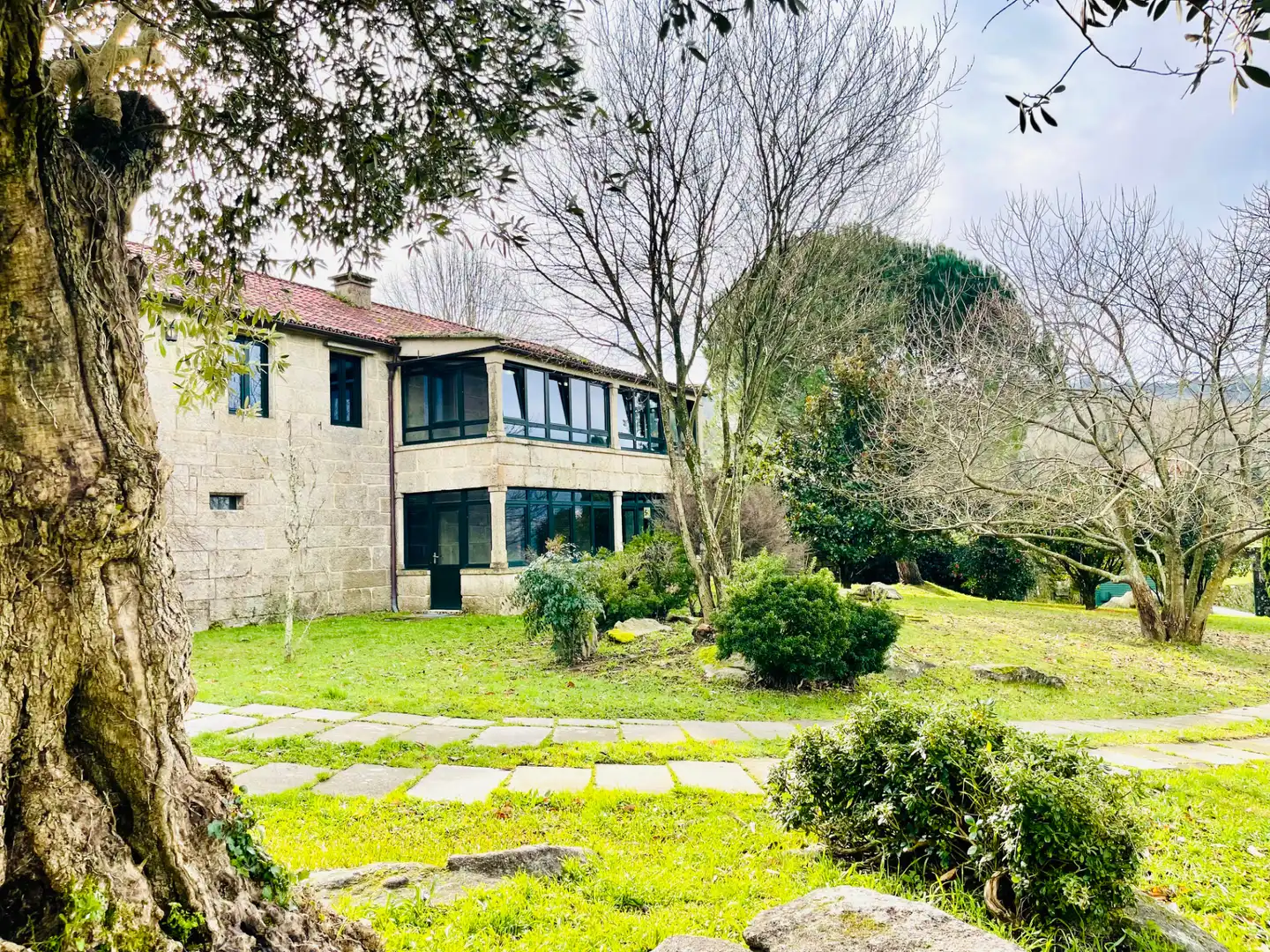 Vista exterior de Finca rústica en venta en Soutomaior con Calefacción, Jardín privado y Terraza