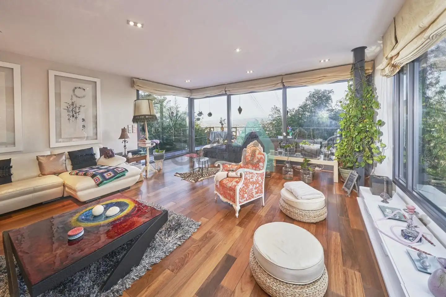 Living room of Houses for sale in Oviedo   with Air Conditioner, Heating and Private garden