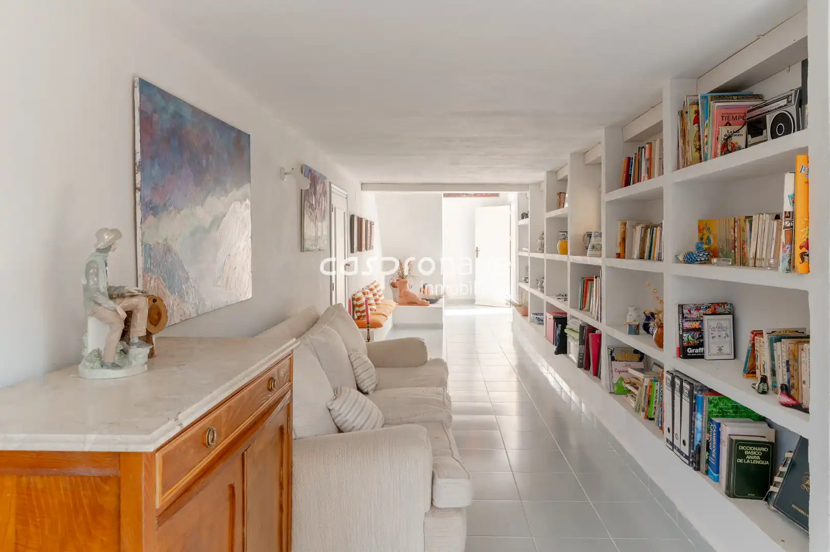 Wohnzimmer von Haus oder Chalet zum Verkauf in Benicasim / Benicàssim mit Heizung, Privatgarten und Terrasse