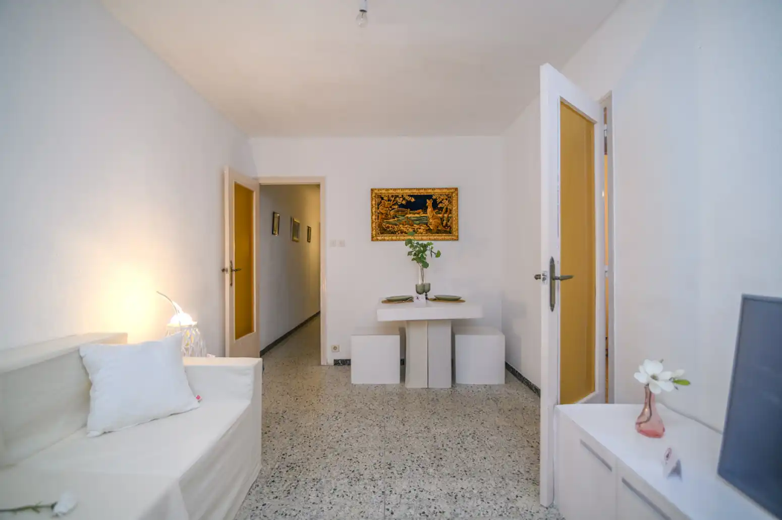 Sala de estar de Piso en venta en Sant Feliu de Llobregat con Balcón
