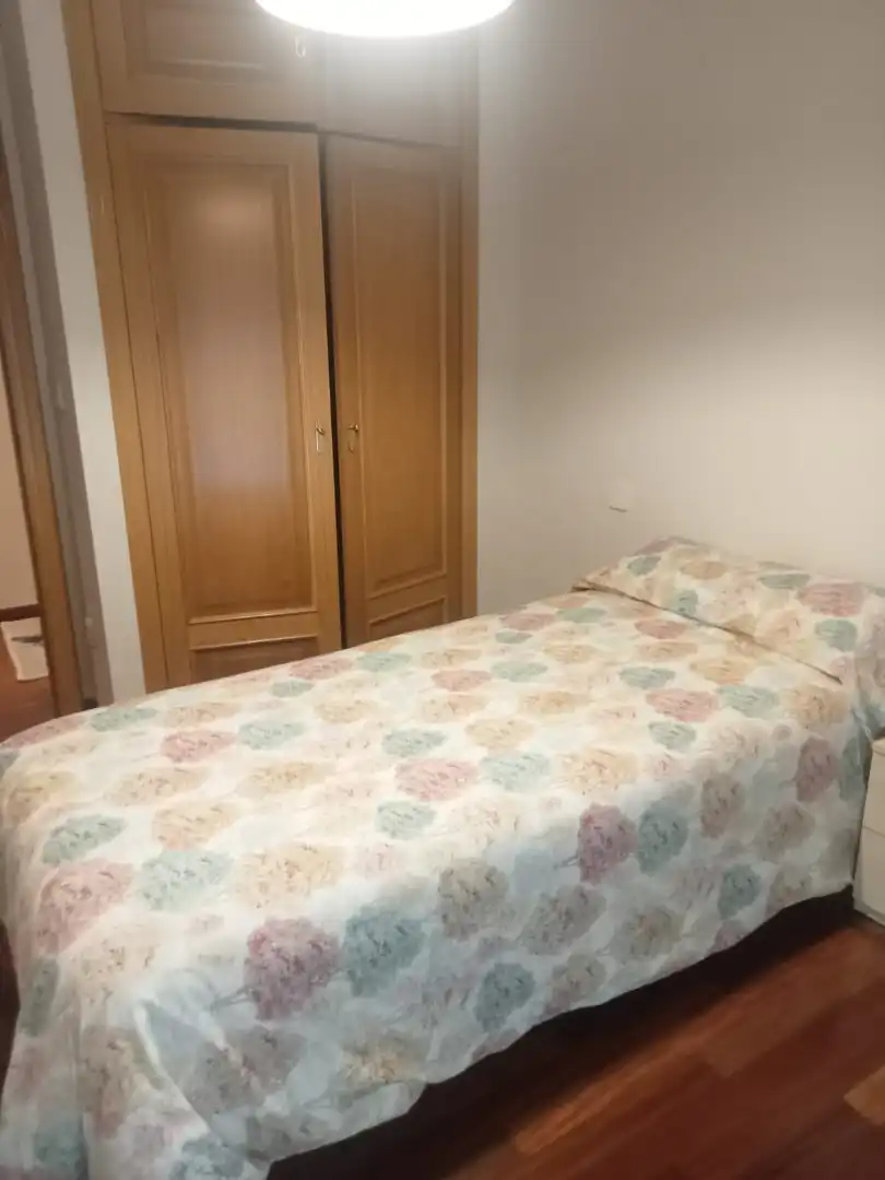 Bedroom of Flat for rent in Santiago de Compostela   with Heating, Parquet flooring and Terrace