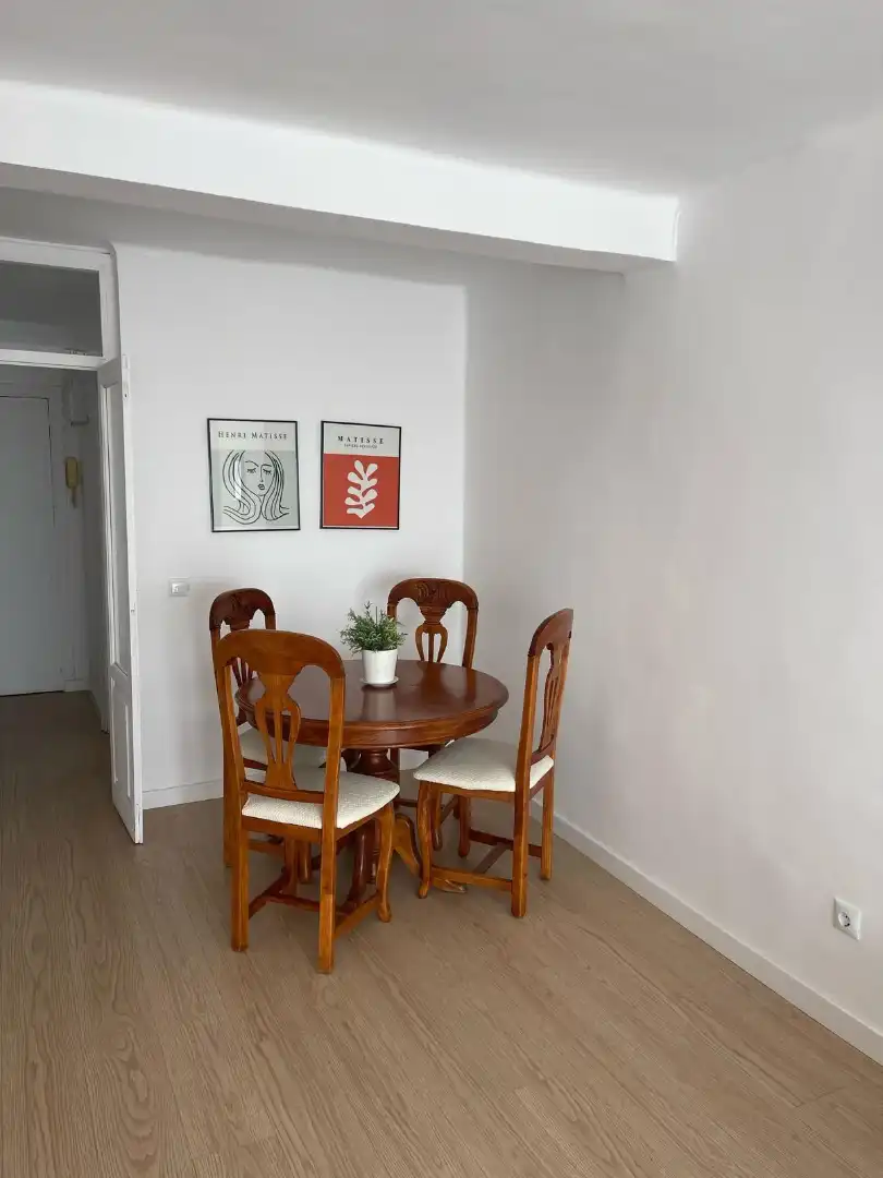 Comedor de Piso de alquiler en Málaga con Aire acondicionado, Amueblado y Lavadora