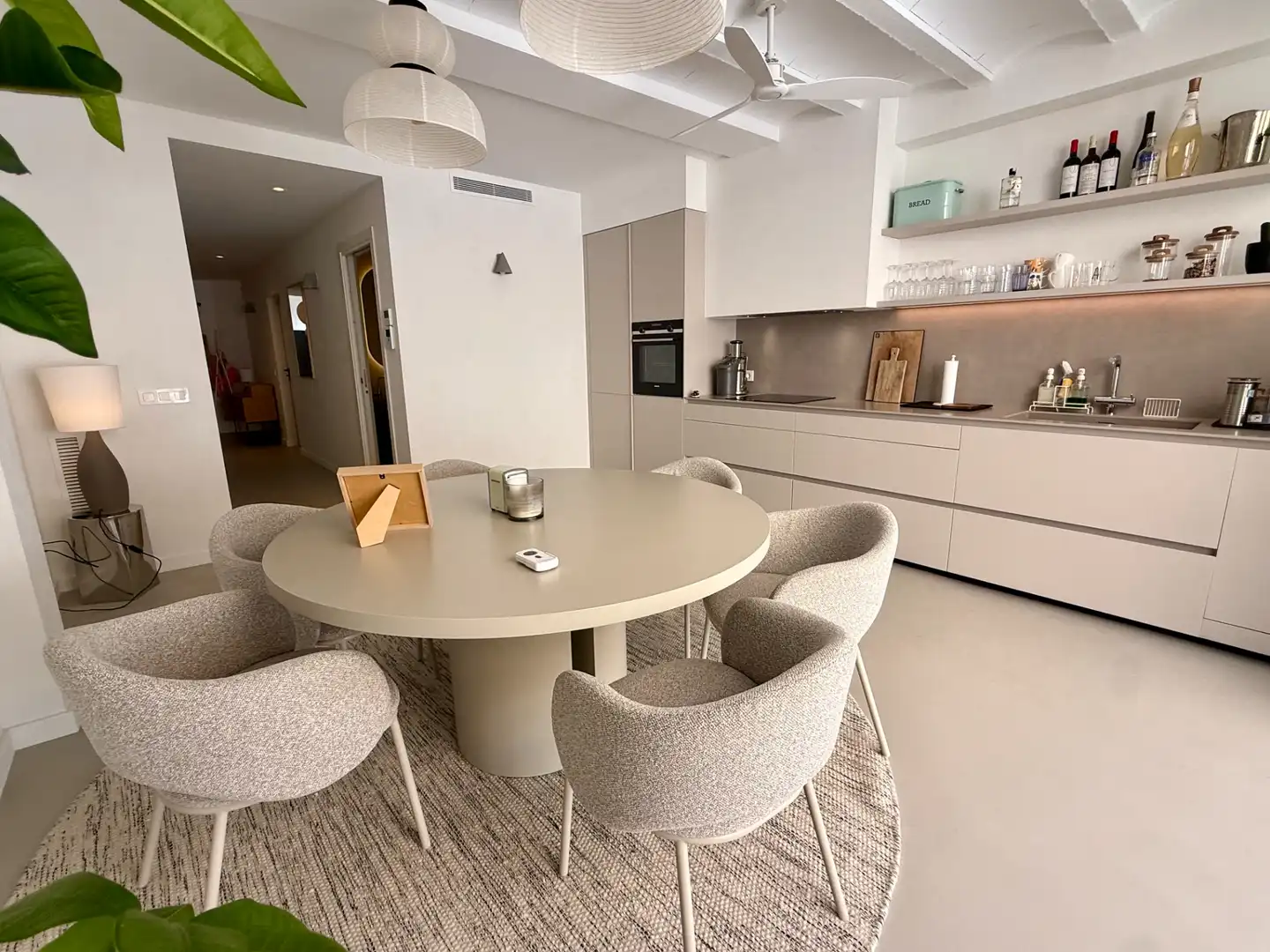 Esszimmer von Einfamilien-Reihenhaus zum Verkauf in Palafrugell mit Klimaanlage, Möbliert und Balkon
