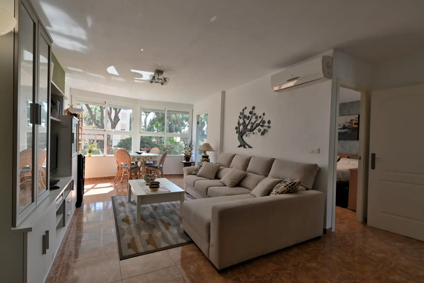 Living room of Apartments for sale in Mijas  with Air Conditioner, Terrace and Swimming Pool