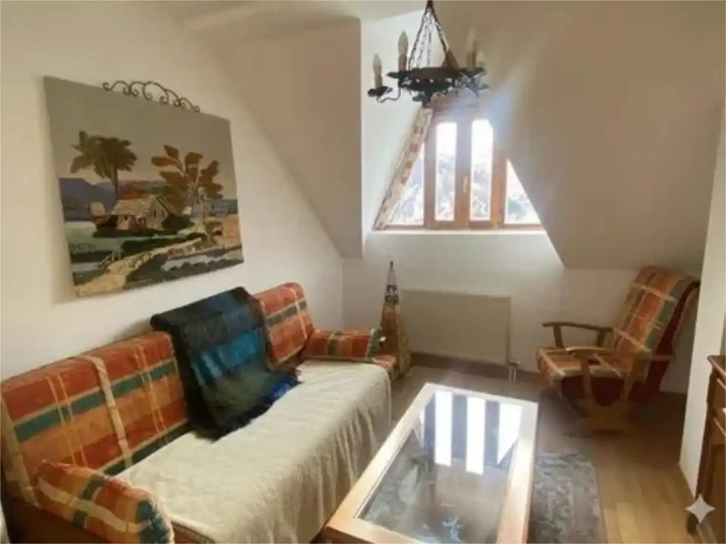 Sala d'estar de Pis en venda en Sallent de Gállego amb Parquet, Traster i Piscina