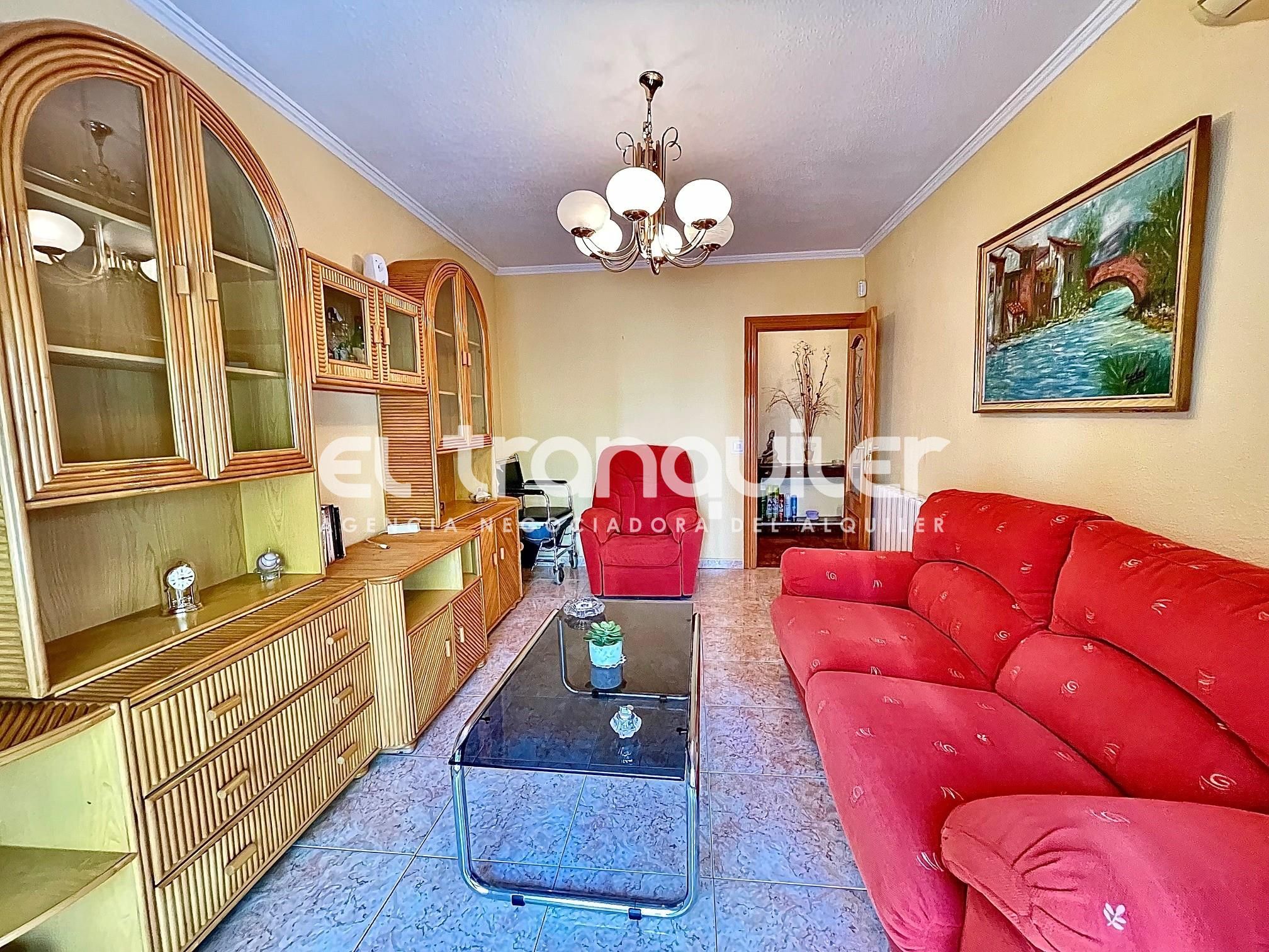Sala d'estar de Pis en venda en Alcorcón amb Aire condicionat, Parquet i Terrassa