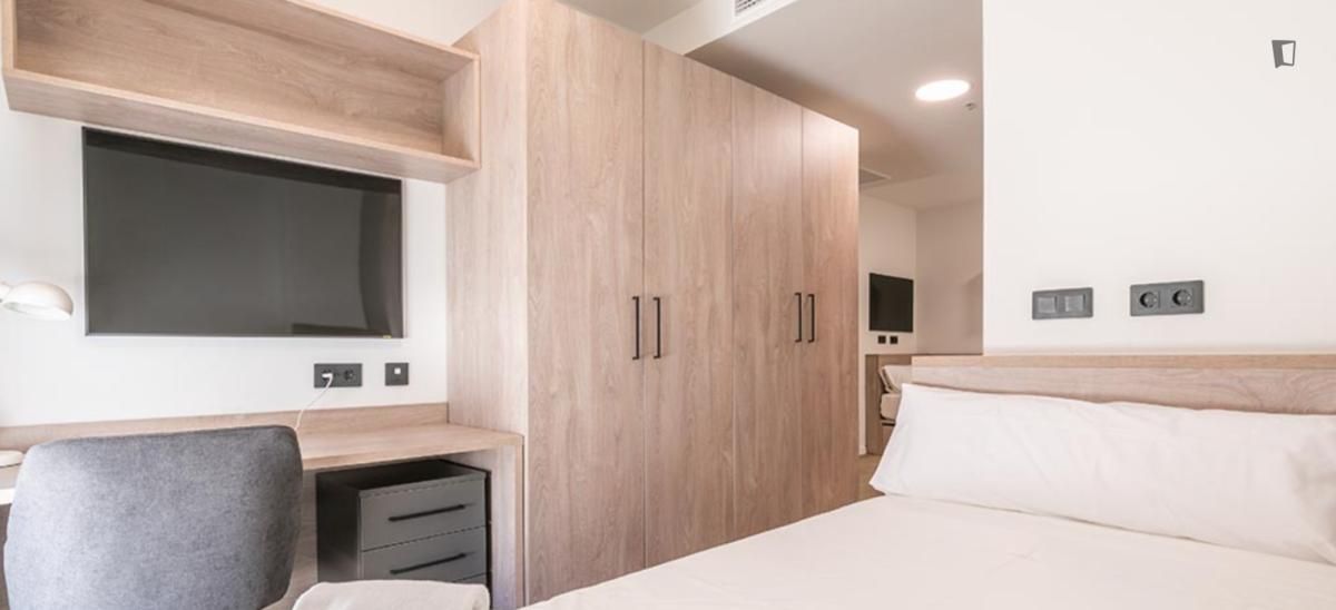 Bedroom of Flat to rent in Getafe  with Air Conditioner, Furnished and Internet