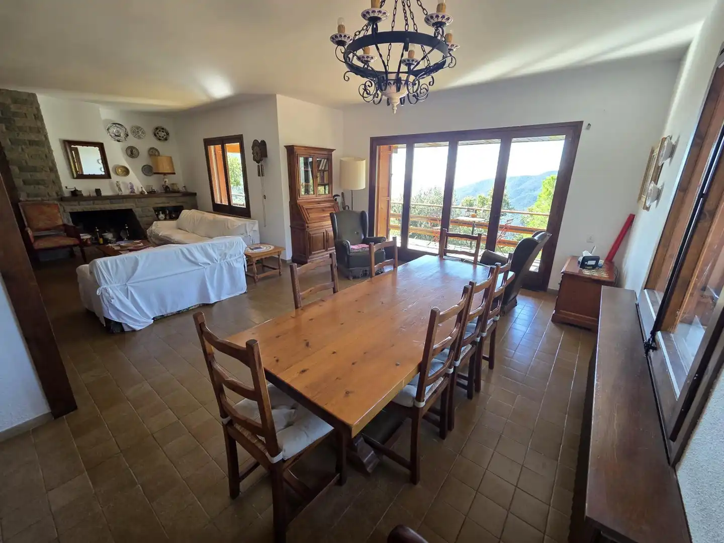 Dining room of Houses for sale in Fogars de Montclús, Barcelona