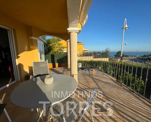 Terrace of Apartment for sale in Peñíscola / Peníscola  with Air Conditioner, Private garden and Terrace