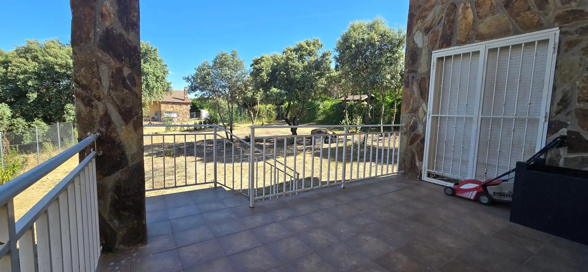 Terraza de Casa o chalet en venta en Zarzuela del Monte con Aire acondicionado, Calefacción y Jardín privado