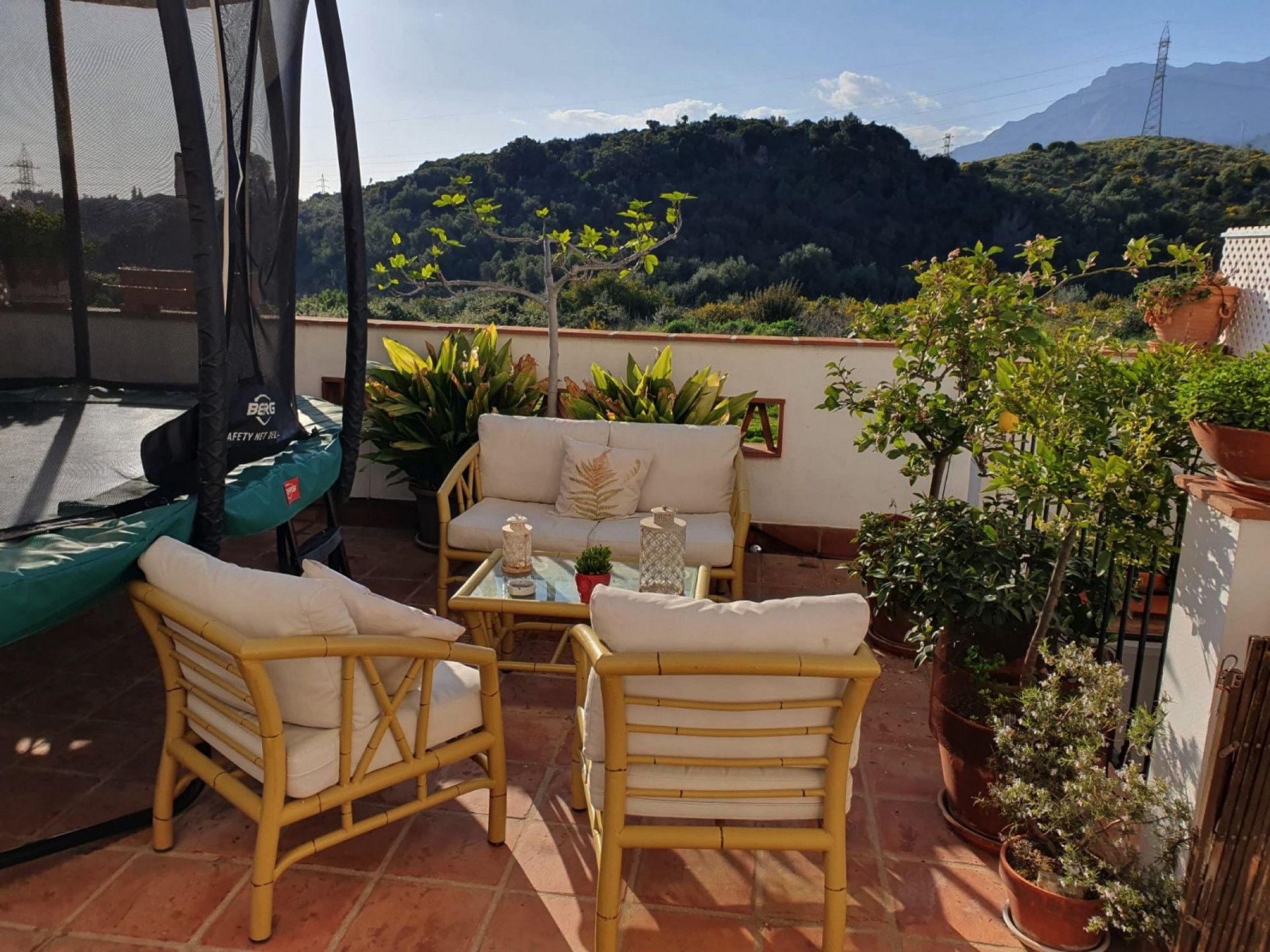 Terrace of Single-family semi-detached for sale in Marbella  with Air Conditioner, Private garden and Terrace
