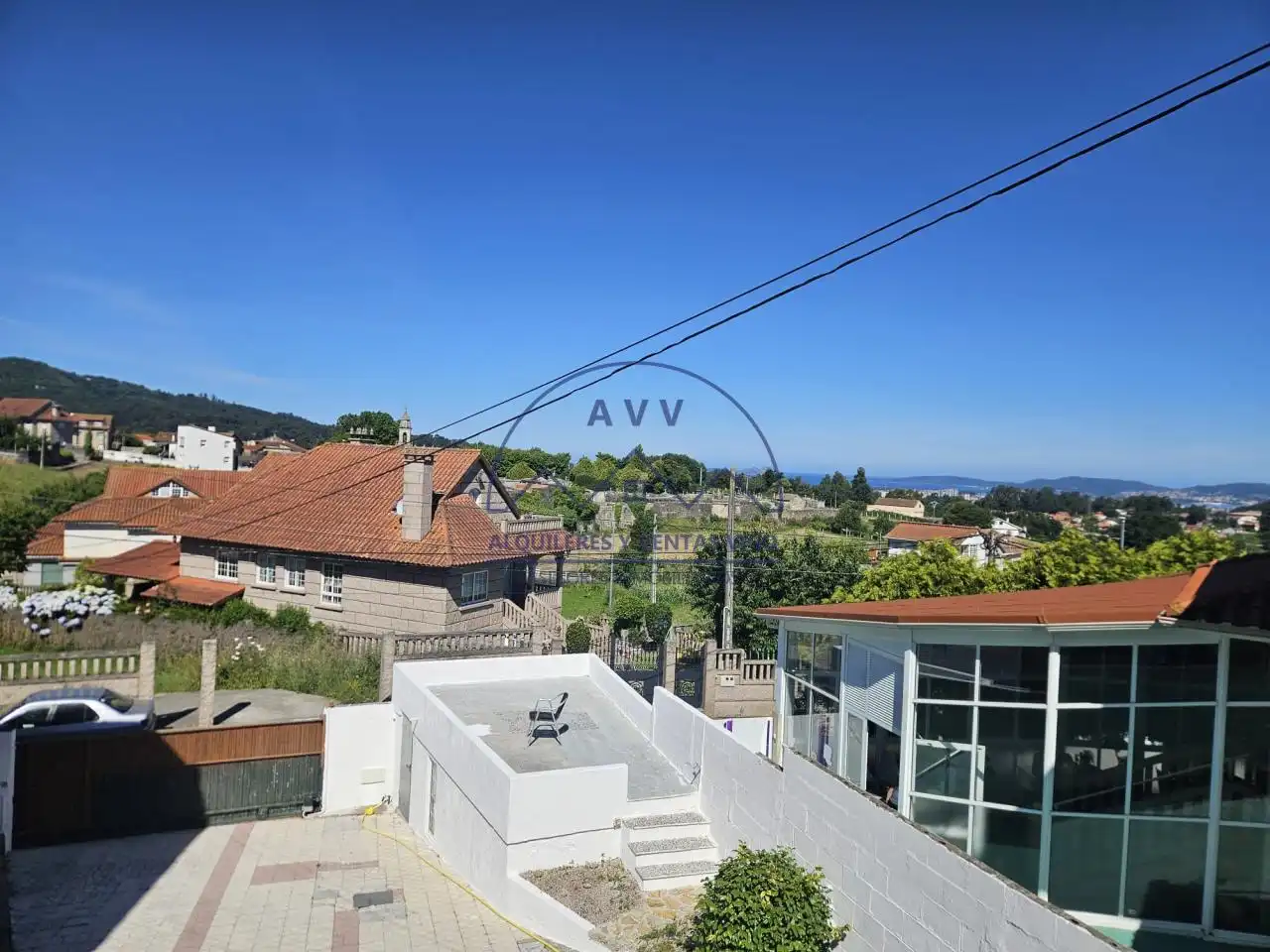 Vista exterior de Casa o chalet en venta en Vigo  con Calefacción, Jardín privado y Terraza
