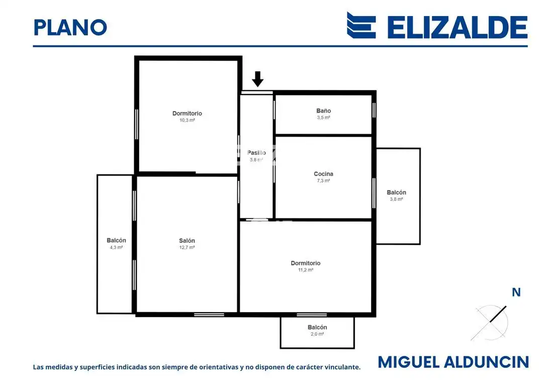 Piso en venta en Miguel de Alduntzin Kalea, Agustinak / Agustinas - Markola