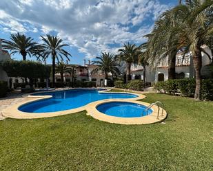 Swimming pool of Single-family semi-detached to rent in Dénia  with Air Conditioner, Private garden and Furnished