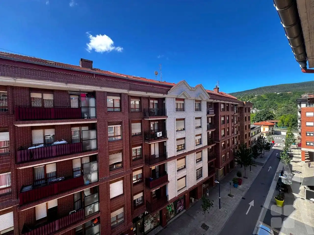 Vista exterior de Piso en venta en Etxebarri con Parquet, Terraza y Amueblado