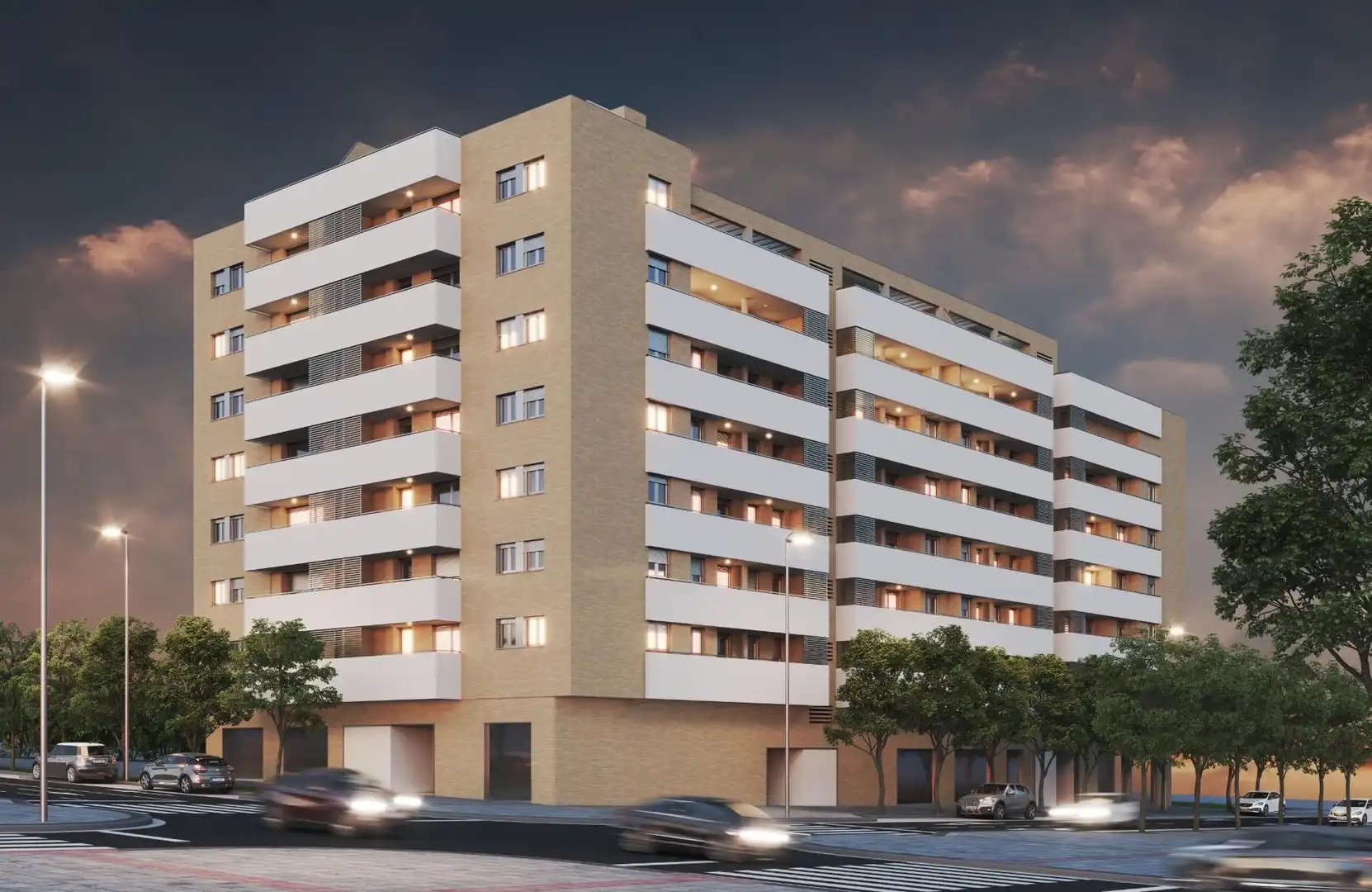 Außenansicht von Wohnung zum Verkauf in Zaragoza mit Heizung, Privatgarten und Abstellraum