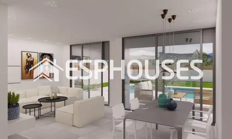 Living room of Houses for sale in Aspe  with Air Conditioner, Swimming Pool and Balcony