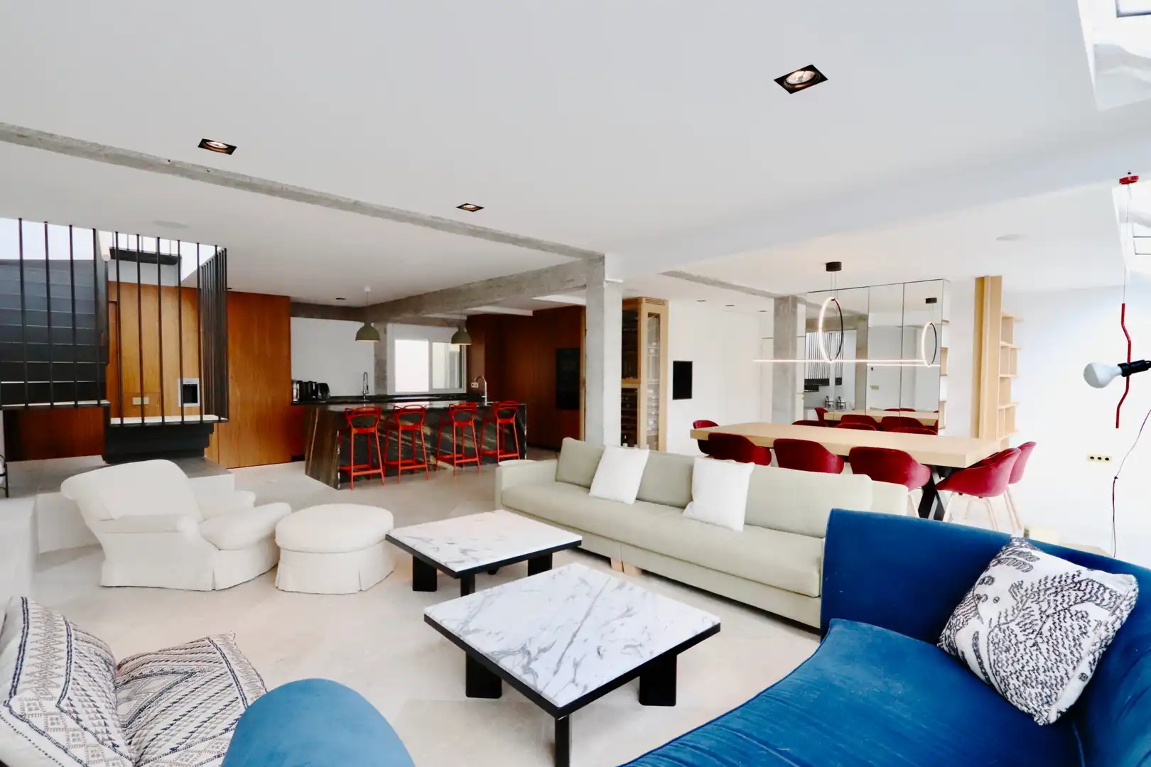 Living room of Attic for sale in Madrid  with Air Conditioner, Heating and Parquet flooring