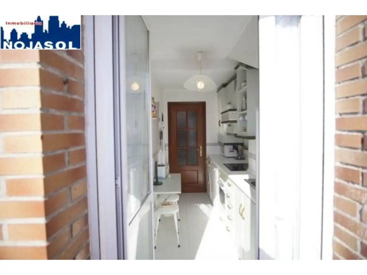 Küche von Dachboden zur Miete in Noja mit Heizung, Terrasse und Möbliert