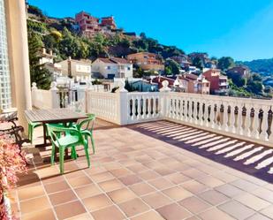 Terrassa de Casa o xalet en venda en Sant Fost de Campsentelles amb Aire condicionat, Calefacció i Jardí privat