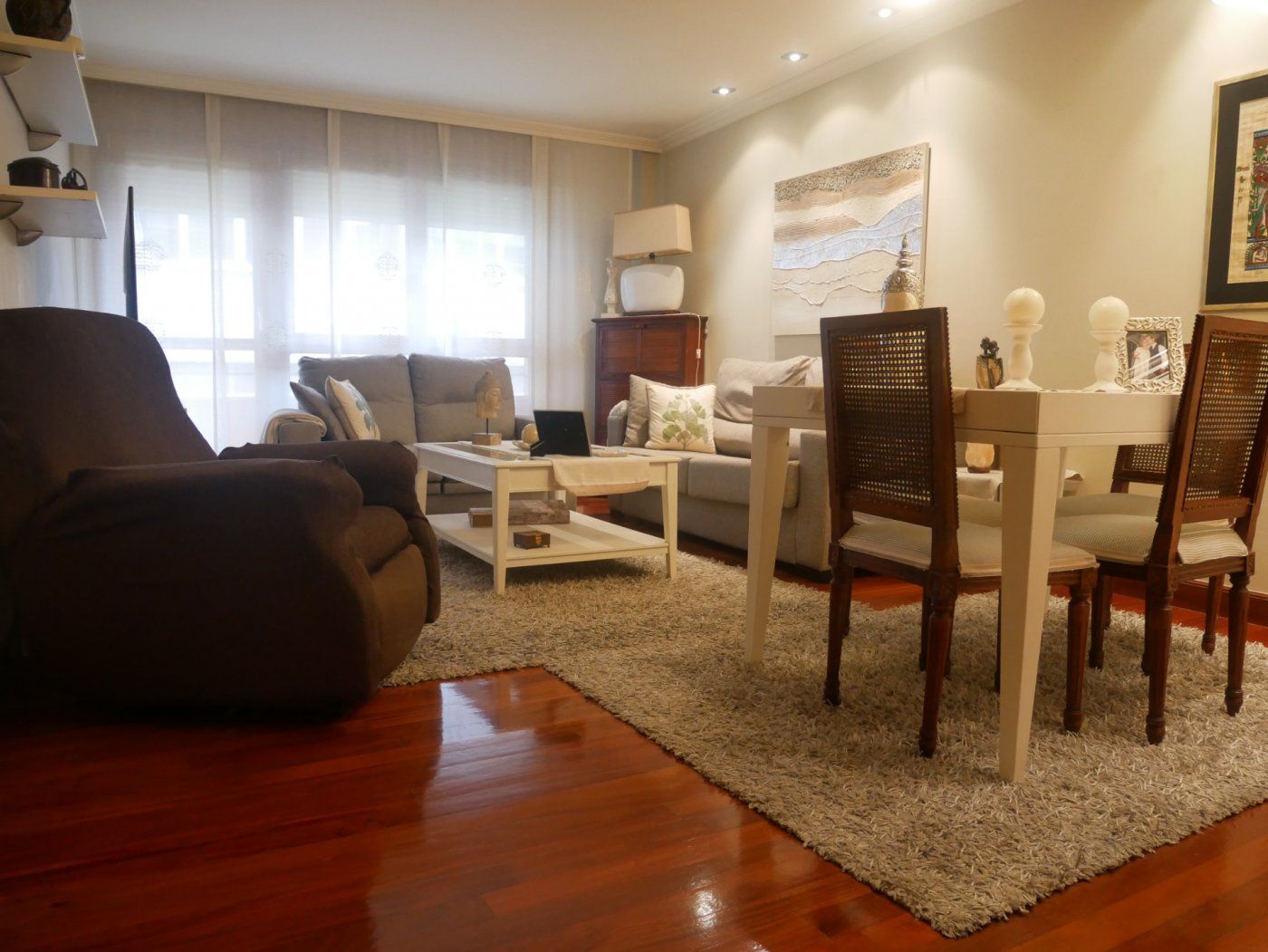 Living room of Flat for sale in Basauri   with Heating, Terrace and Storage room