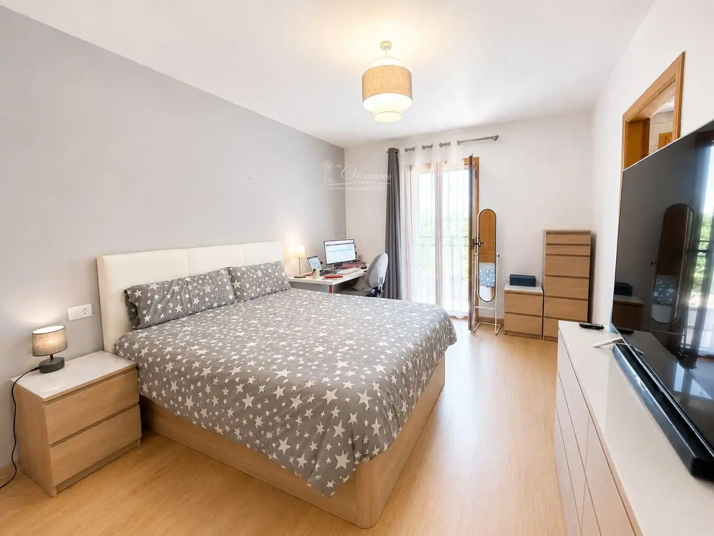 Dormitori de Casa adosada en venda en Sencelles amb Aire condicionat, Jardí privat i Terrassa