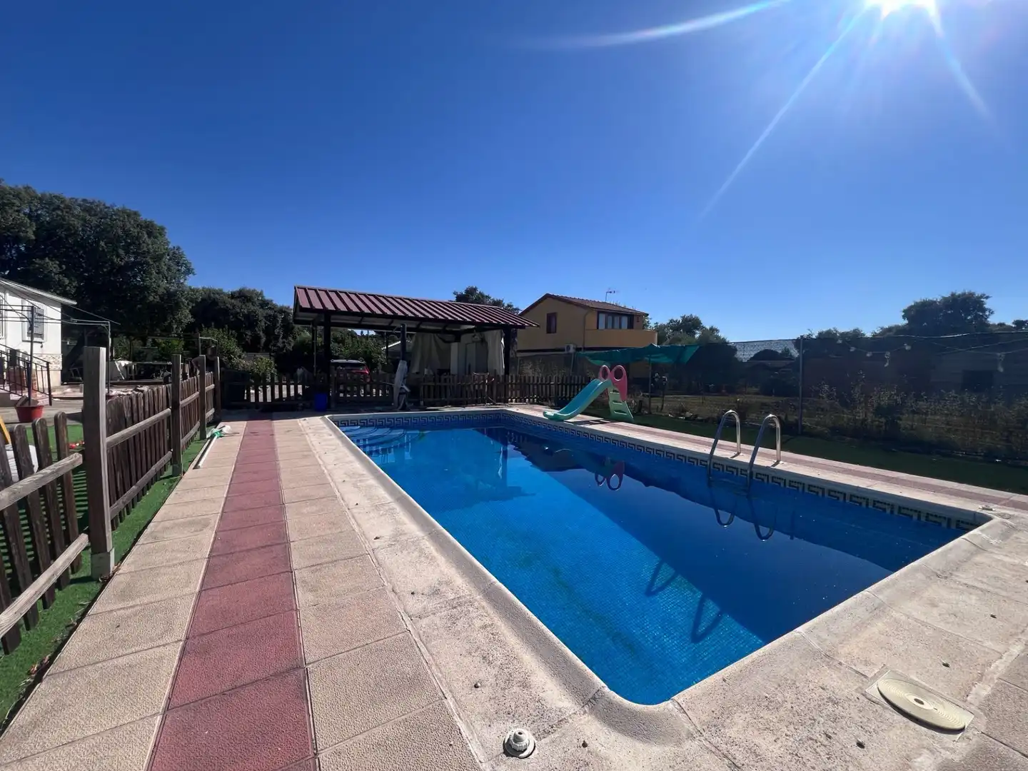 Piscina de Casa o chalet en venta en Hormigos con Aire acondicionado, Calefacción y Jardín privado