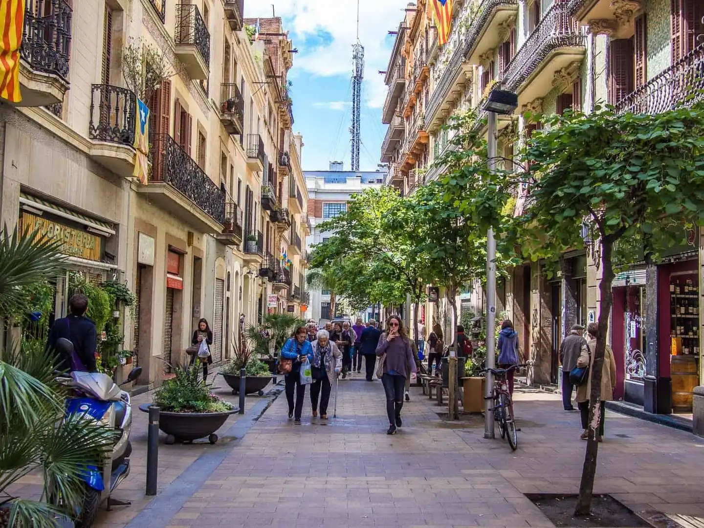 Vista exterior de Piso en venta en Barcelona con Terraza
