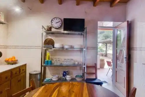 Cocina de Casa o chalet de alquiler en Sant Josep de sa Talaia con Jardín privado, Terraza y Amueblado