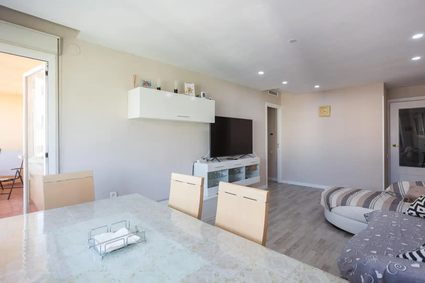 Sala de estar de Piso en venta en Gandia con Aire acondicionado, Amueblado y Balcón