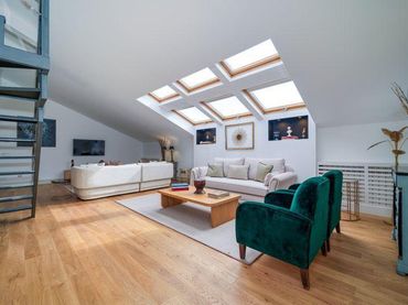 Penthouse mit Aufzug zur Miete in Barrio de Salamanca