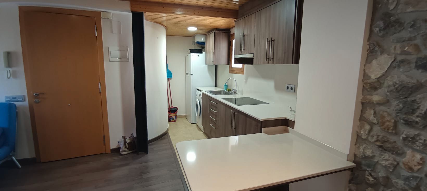Cocina de Apartamento de alquiler en Sant Llorenç de Morunys con Calefacción, Amueblado y Lavadora