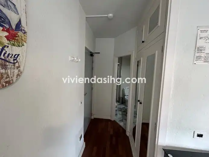 Dormitori de Estudi de lloguer en Puerto de la Cruz amb Parquet, Terrassa i Moblat