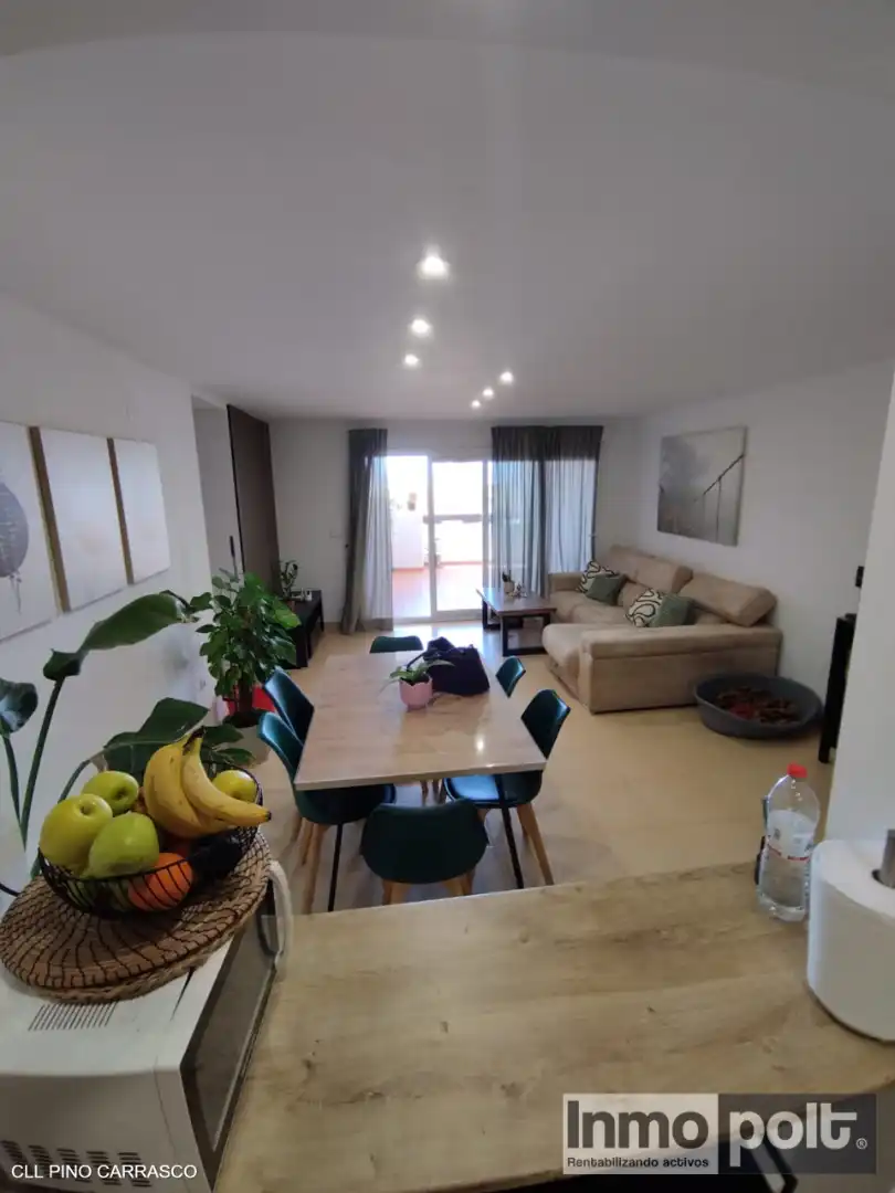 Living room of Flat for sale in Torre-Pacheco  with Air Conditioner, Terrace and Furnished