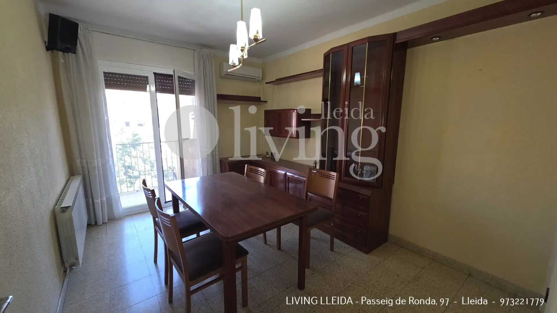 Wohnzimmer von Wohnung zur Miete in Lleida mit Heizung, Möbliert und Ofen