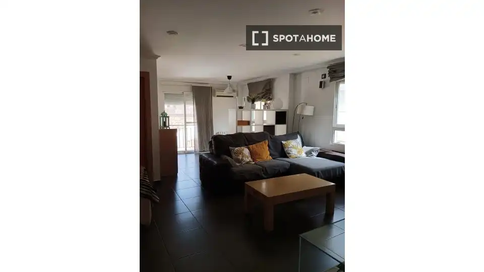 Sala de estar de Piso de alquiler en Sagunto / Sagunt con Aire acondicionado, Calefacción y Amueblado