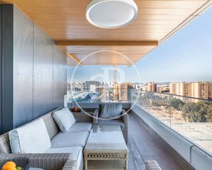 Terrace of Flat for sale in  Valencia Capital  with Air Conditioner, Heating and Private garden