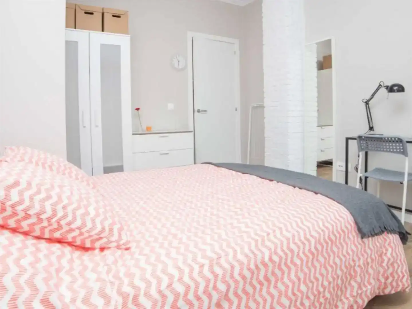 Bedroom of Attic for rent in Valencia  with Furnished and Balcony
