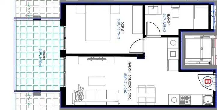 Appartement compact avec terrasse à vendre à Centro, imagen 9