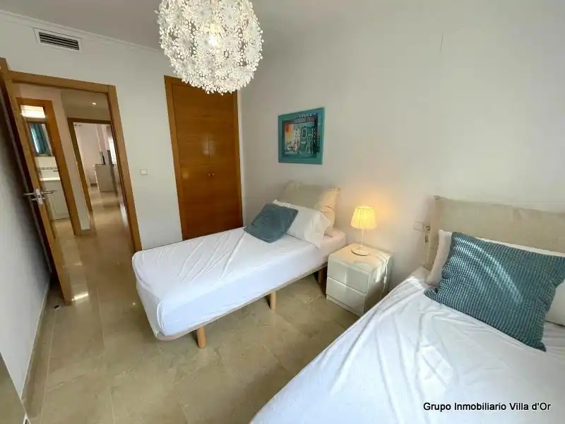 Schlafzimmer von Wohnungen zur Miete in Dénia mit Klimaanlage, Heizung und Terrasse