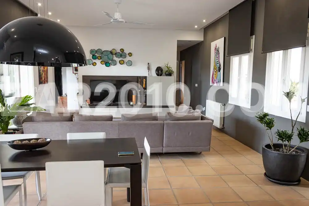 Wohnzimmer von Haus oder Chalet zum Verkauf in Cuevas del Almanzora mit Klimaanlage, Privatgarten und Terrasse