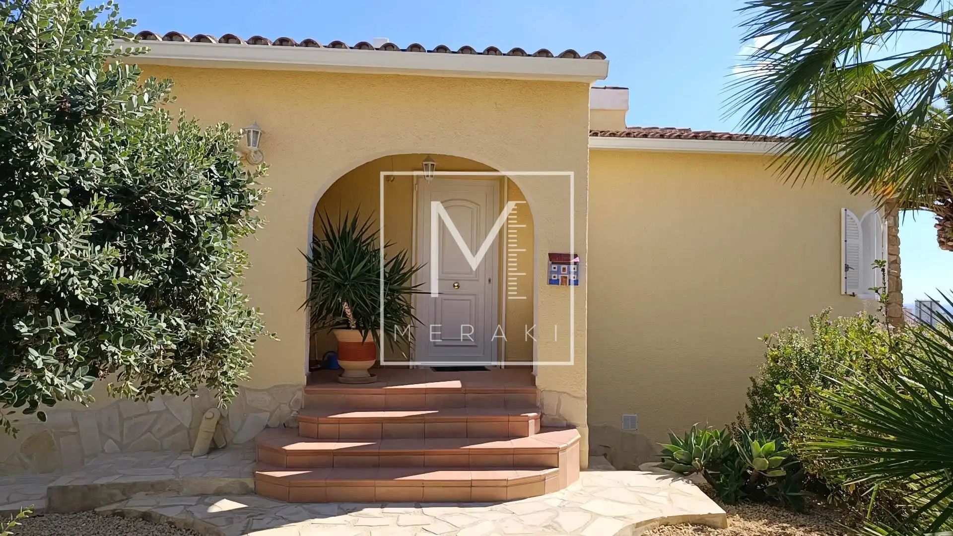 Vista exterior de Casa o chalet en venta en Calpe / Calp con Aire acondicionado, Calefacción y Jardín privado