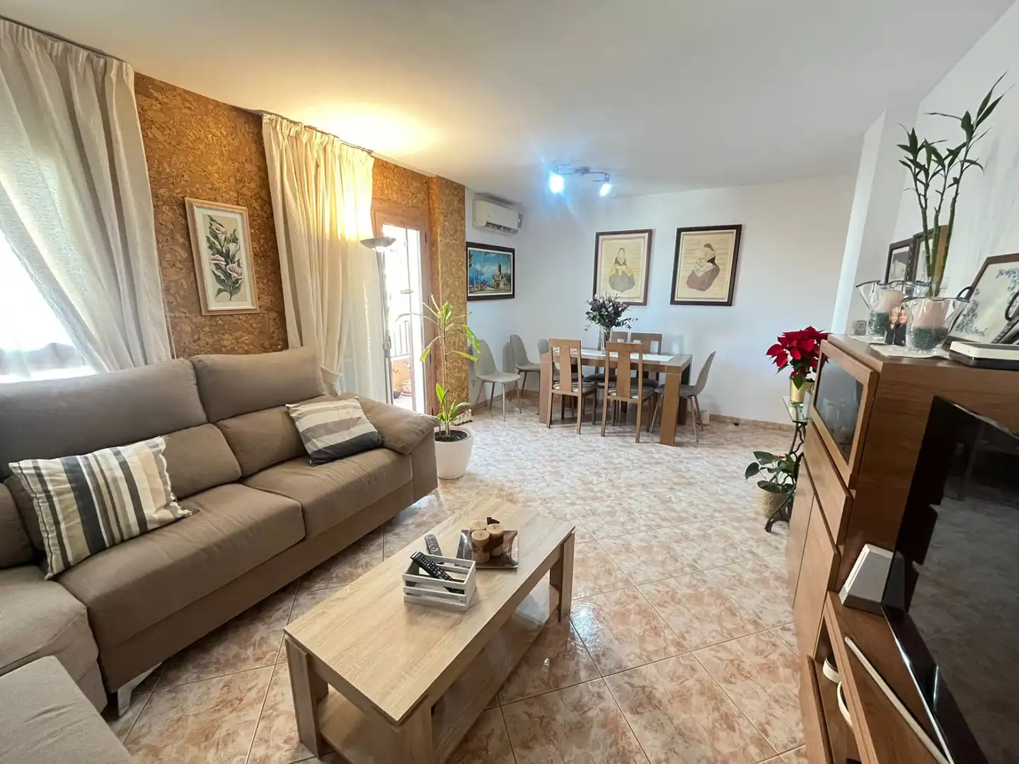 Sala d'estar de Pis en venda en  Palma de Mallorca amb Aire condicionat, Calefacció i Moblat