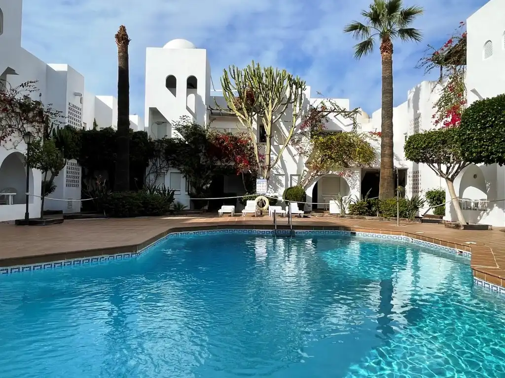 Swimming pool of Apartments for sale in Vera  with Air Conditioner, Terrace and Furnished
