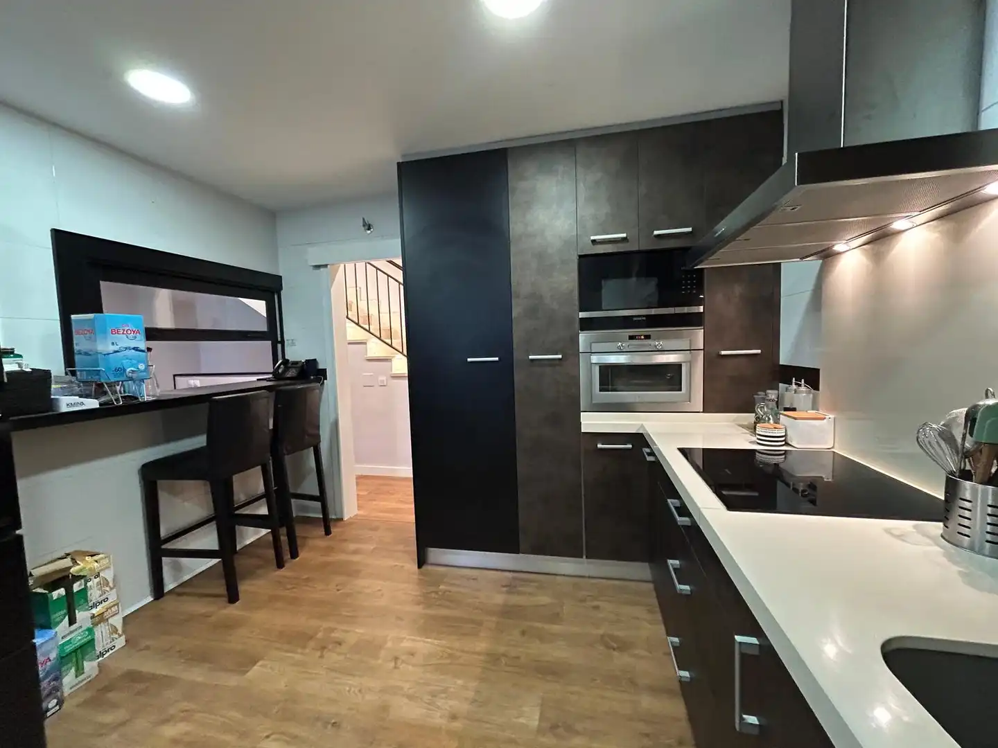 Cocina de Casa adosada en venta en Ciudad Real con Aire acondicionado, Calefacción y Jardín privado